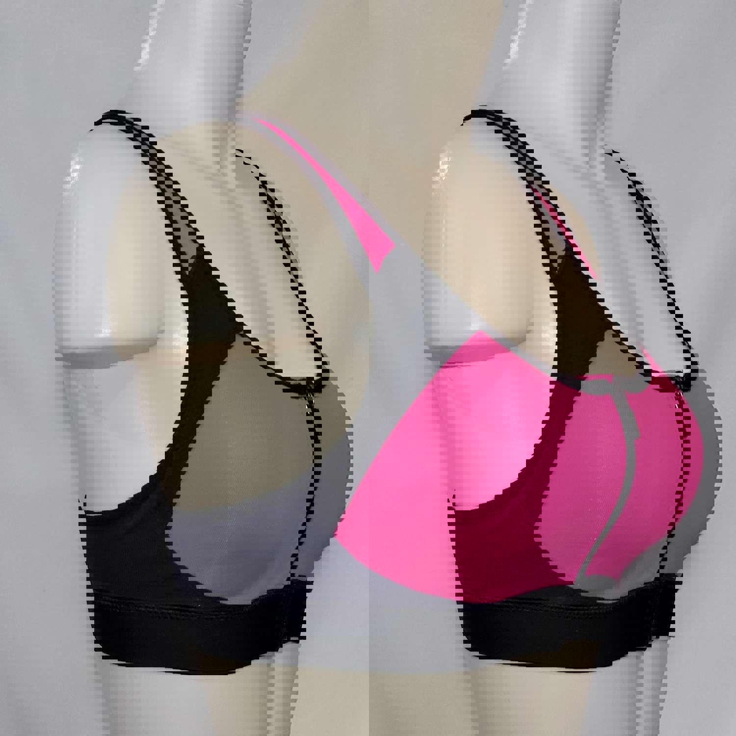 Champion N9643 Power Shape Max Zip Front Wire Free Sports Bra