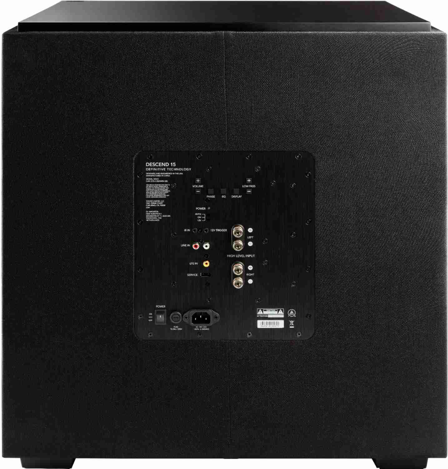 Definitive Technology Descend DN15 15 Powered Subwoofer