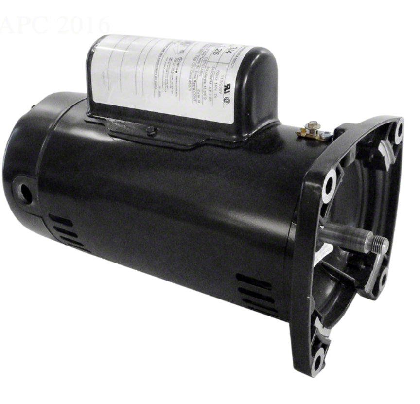 Century Motors 1 HP Square Flange 48Y 1-Speed 1-Phase Pump Motor - 115/230V Energy Efficient