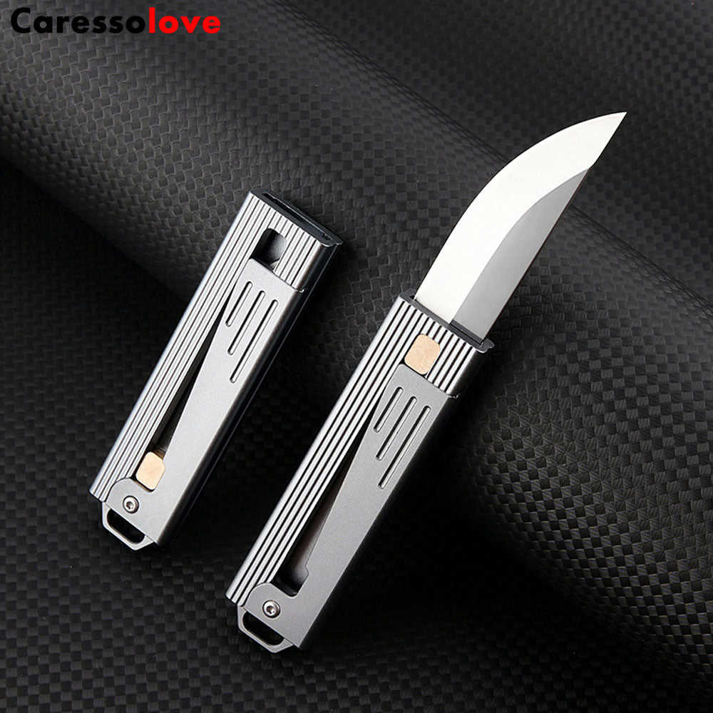 Compact Folding Pocket Knife with D2 Steel Blade for Camping and Outdoor Activities