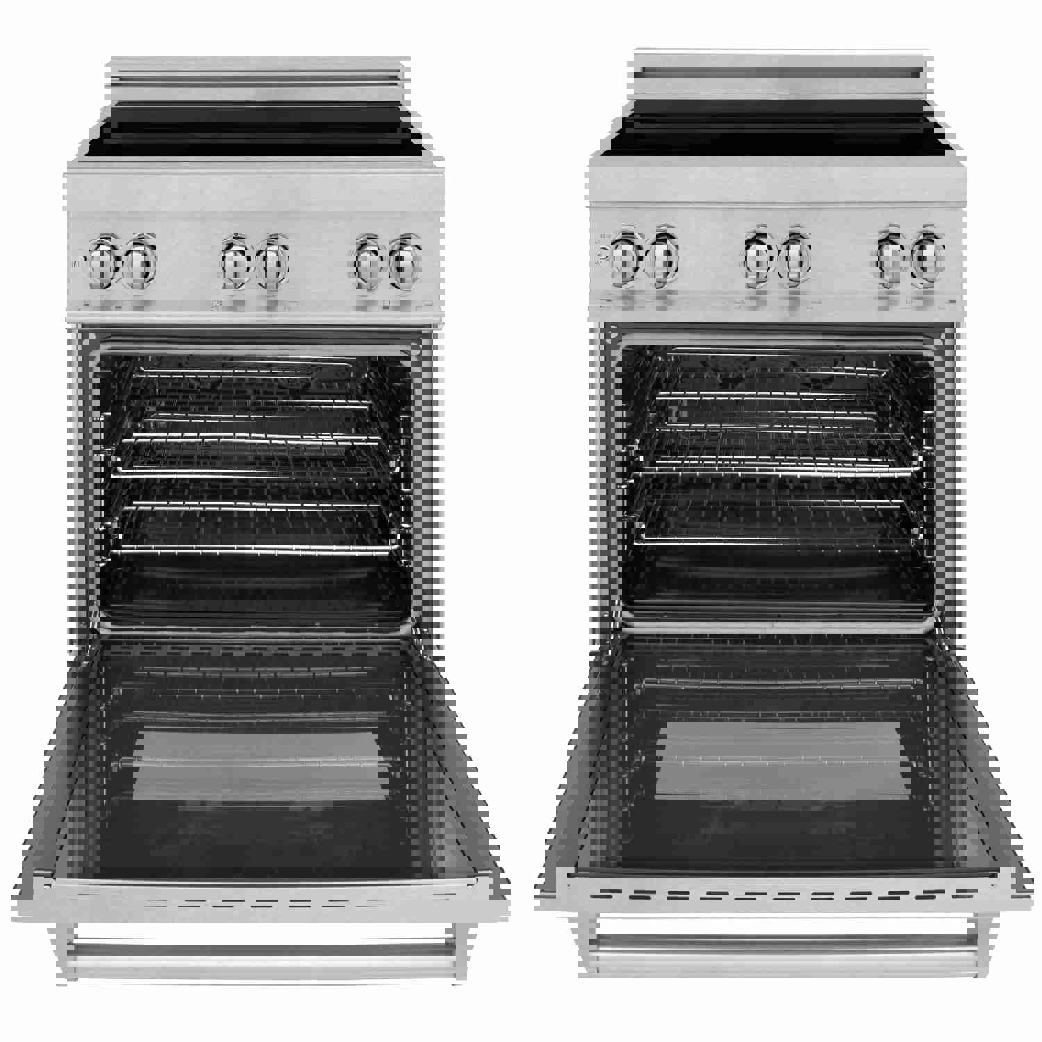 ZLINE 36-Inch 4.6 cu. ft. Induction Range with 4-Element Stove & Electric Oven in DuraSnow Stainless Steel
