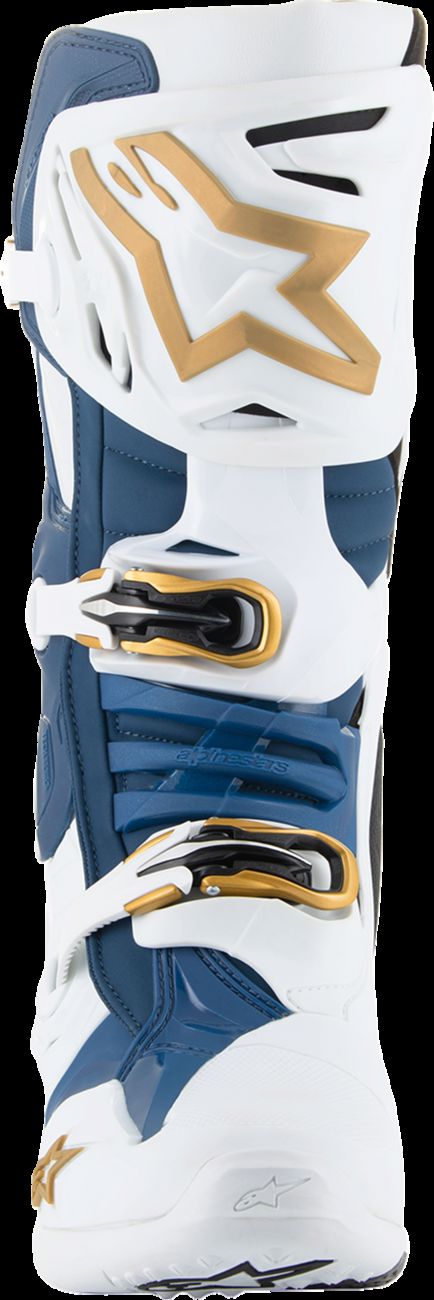 ALPINESTARS Arlington LE Tech 10 Boots - White/Blue/Gold - US 12