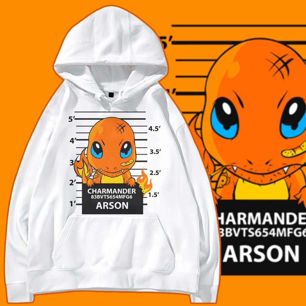 Charmander Criminal Custom Graphic T-Shirt - Unisex Classic Fit