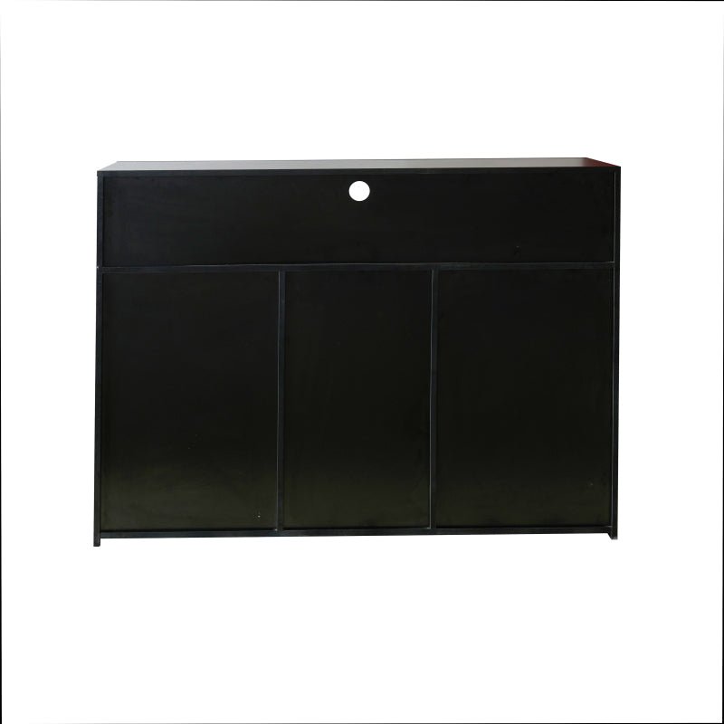 Modern Wooden Storage Cabinet with LED Light for Dining Room, Kitchen