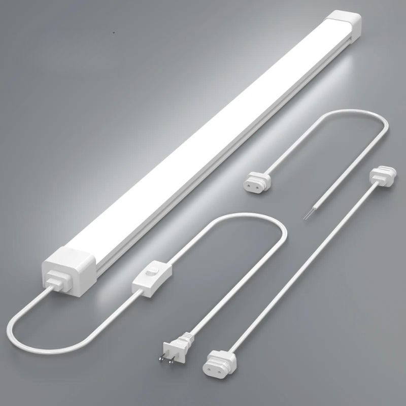 4ft LED Tri-proof Light - 36W, Dual Color (4000K & 5000K), 3600LM, Flicker-Free, Energy Efficient