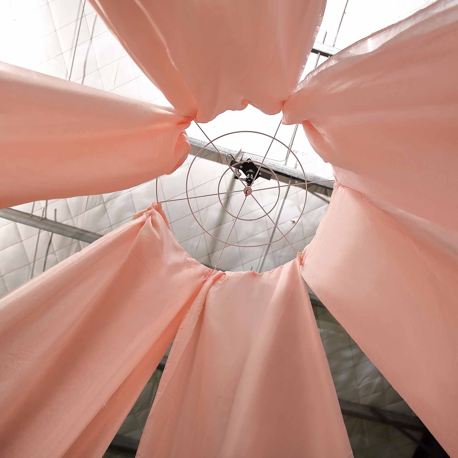 Sheer Ceiling Drape Curtain Panels Fire Retardant Fabric 10ftx30ft
