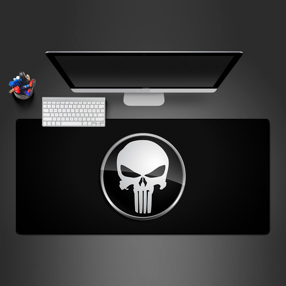 Punisher Logo Gaming Mouse Pad - Large Size for Gamers