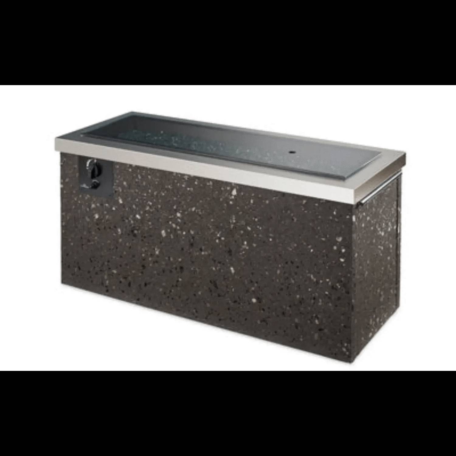 Key Largo Linear Gas Fire Pit Table - Outdoor Luxury and Warmth