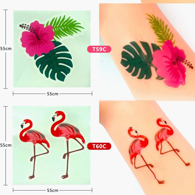 Qfdian Flamingo Hawaii Wedding Decoration Bridal Shower Bachelorette Party Supplies
