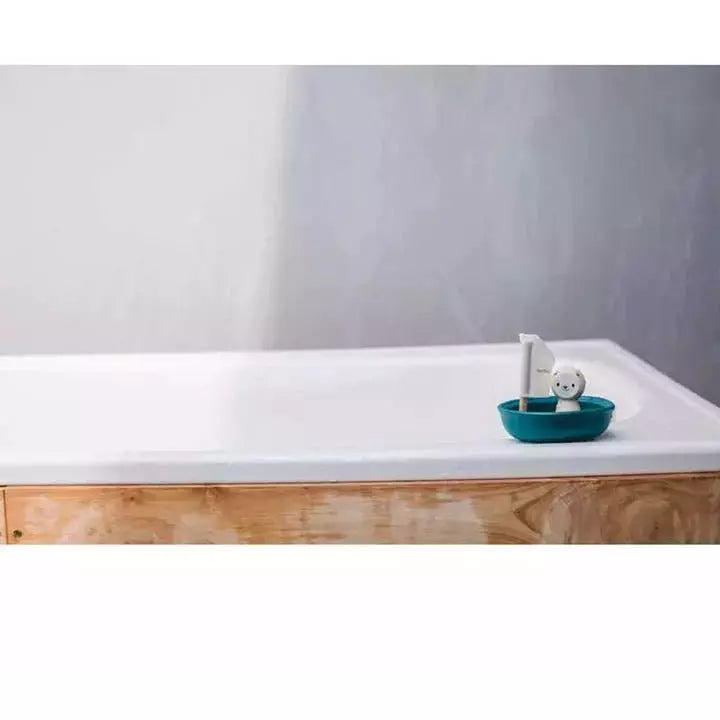 Plan Toys Sailing Boat - Polar Bear Bath Toy