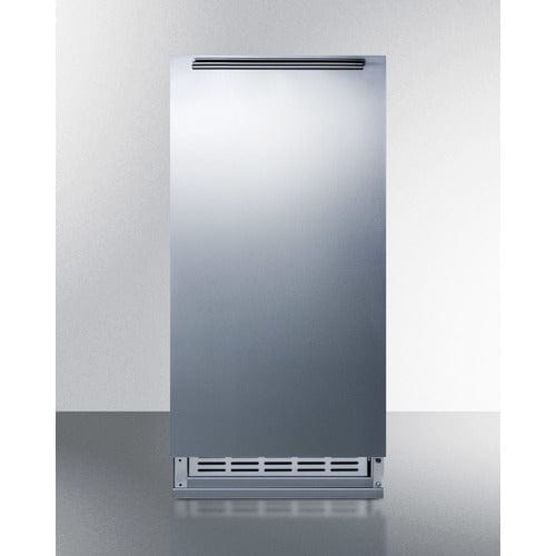 Summit 15 Ice Maker with 12 Lbs. Ice Storage Capacity - Stainless Steel