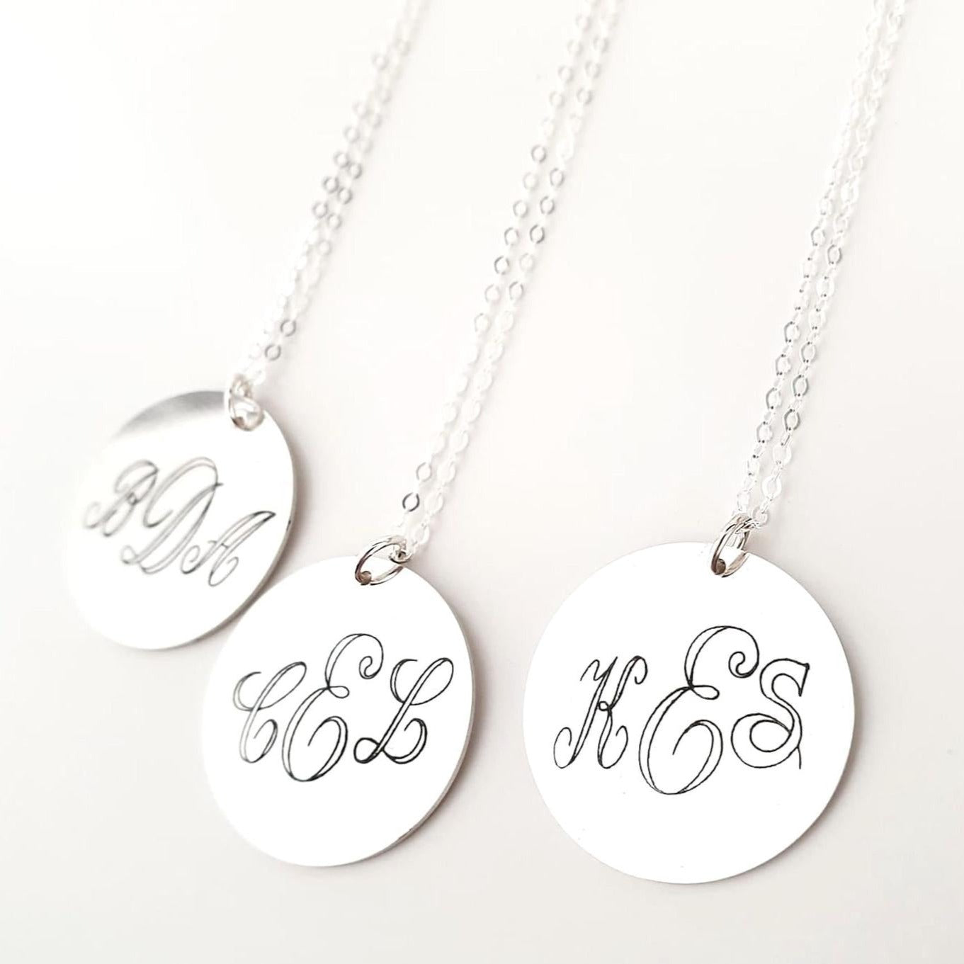 Custom Initials Necklace - Personalized Bridesmaids Gift