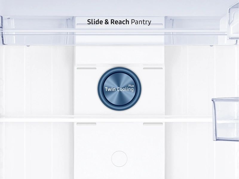 New Samsung 21.1 cu. ft. Top Freezer Refrigerator with FlexZone Freezer, White, Energy Star, Ice Maker (RT21M6215WW)
