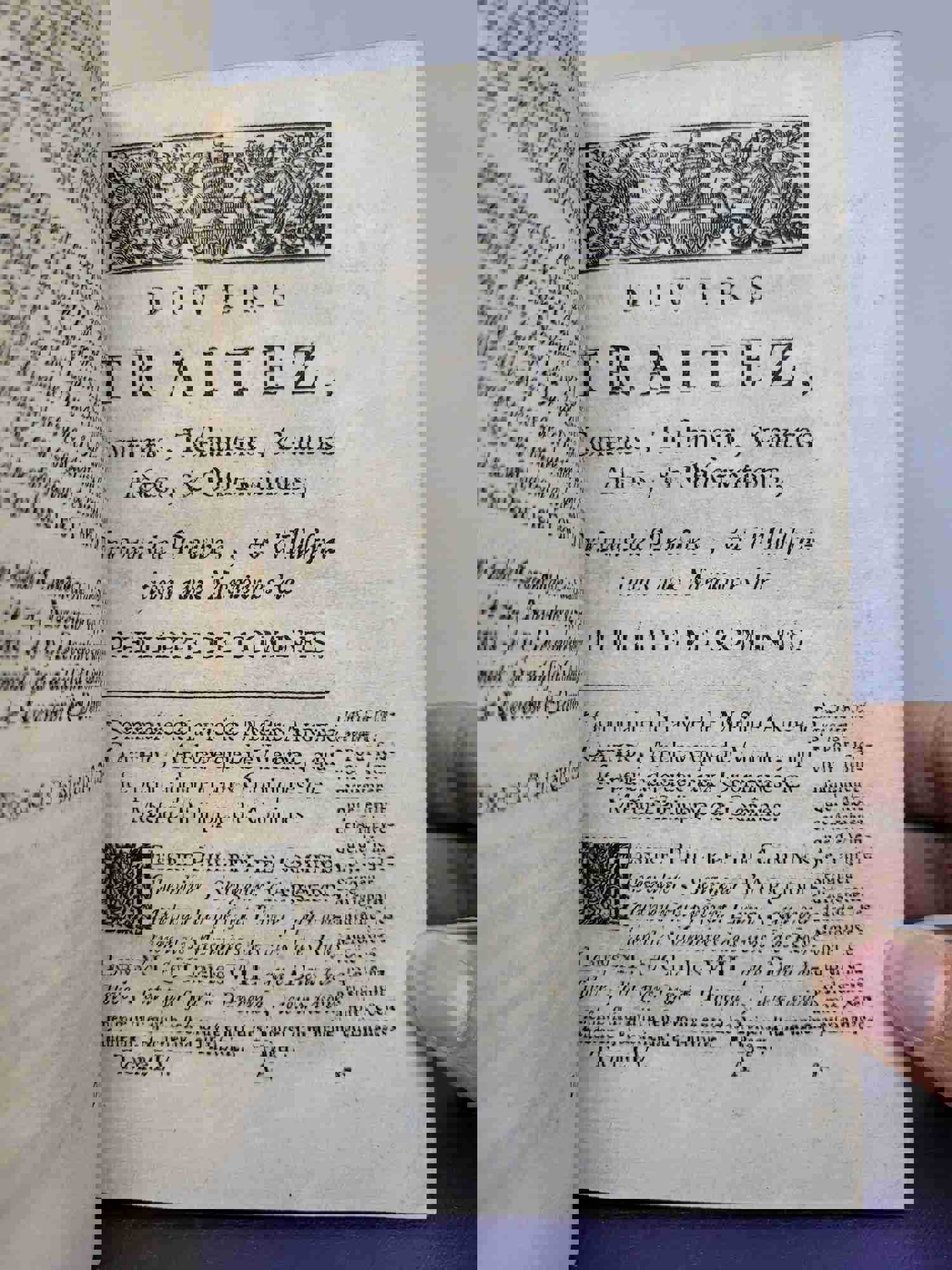 Memoires de Messire Philippe de Comines, Seigneur dArgenton, Tome Quatrieme (1723 Edition)