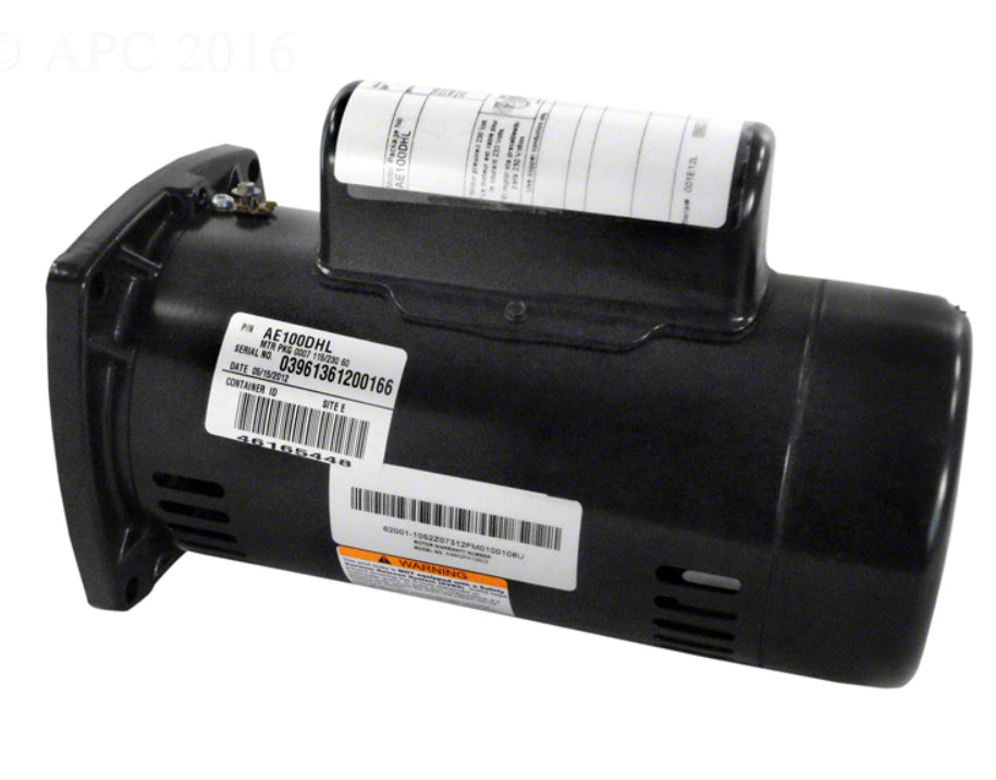 Century Motors 1 HP Square Flange 48Y 1-Speed 1-Phase Pump Motor - 115/230V Energy Efficient