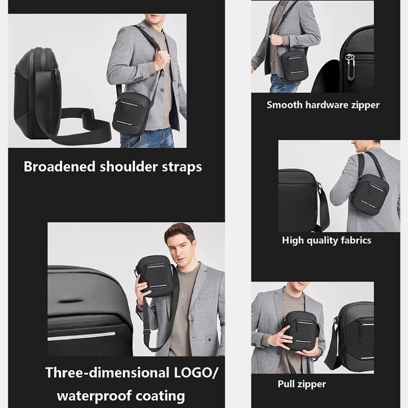 Waterproof Large Capacity Crossbody Bag for Men - Fashion Travel Sling Bag