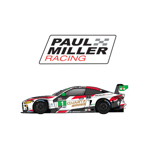 Paul Miller Racing Decals - Custom Car Stickers
