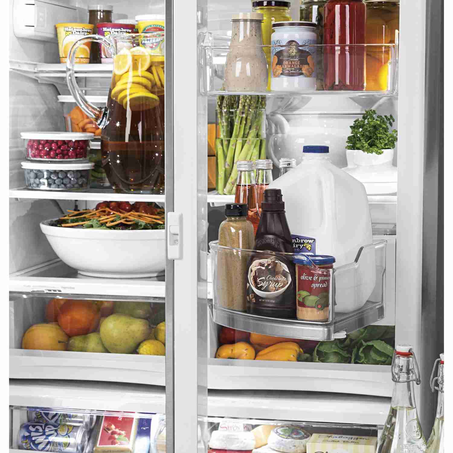 GE Profile 36-inch Counter-Depth French 3-Door Refrigerator with External Water and Ice Dispenser