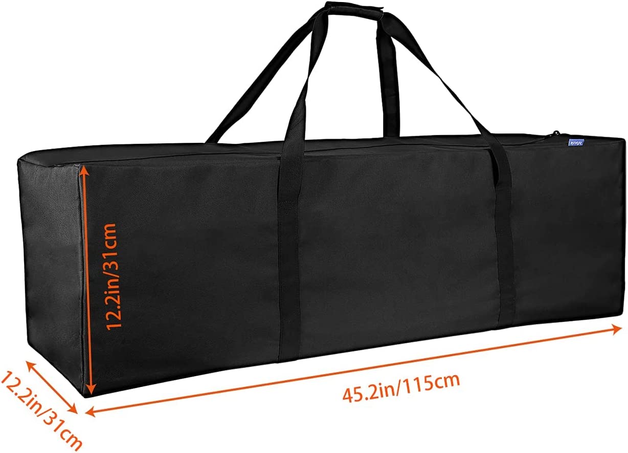 45 Zip Travel Sports Gear Bag - Black