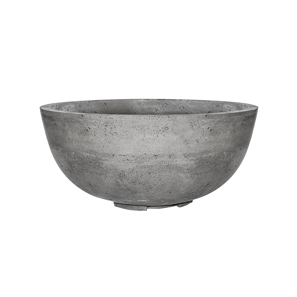 Moderno 1 Fire Bowl - Outdoor Gas Fire Pit with Lava Rocks