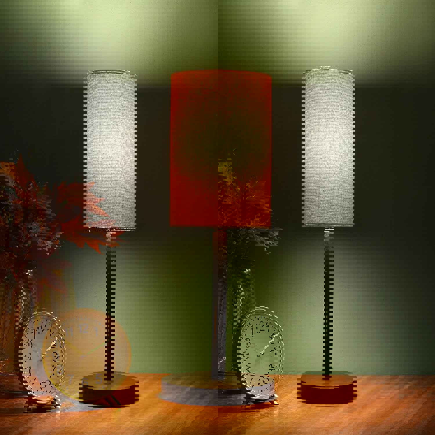 BTR CRAFTS Raven Black Metal Table Lamp Cylinder Shade (Pack Of 2)