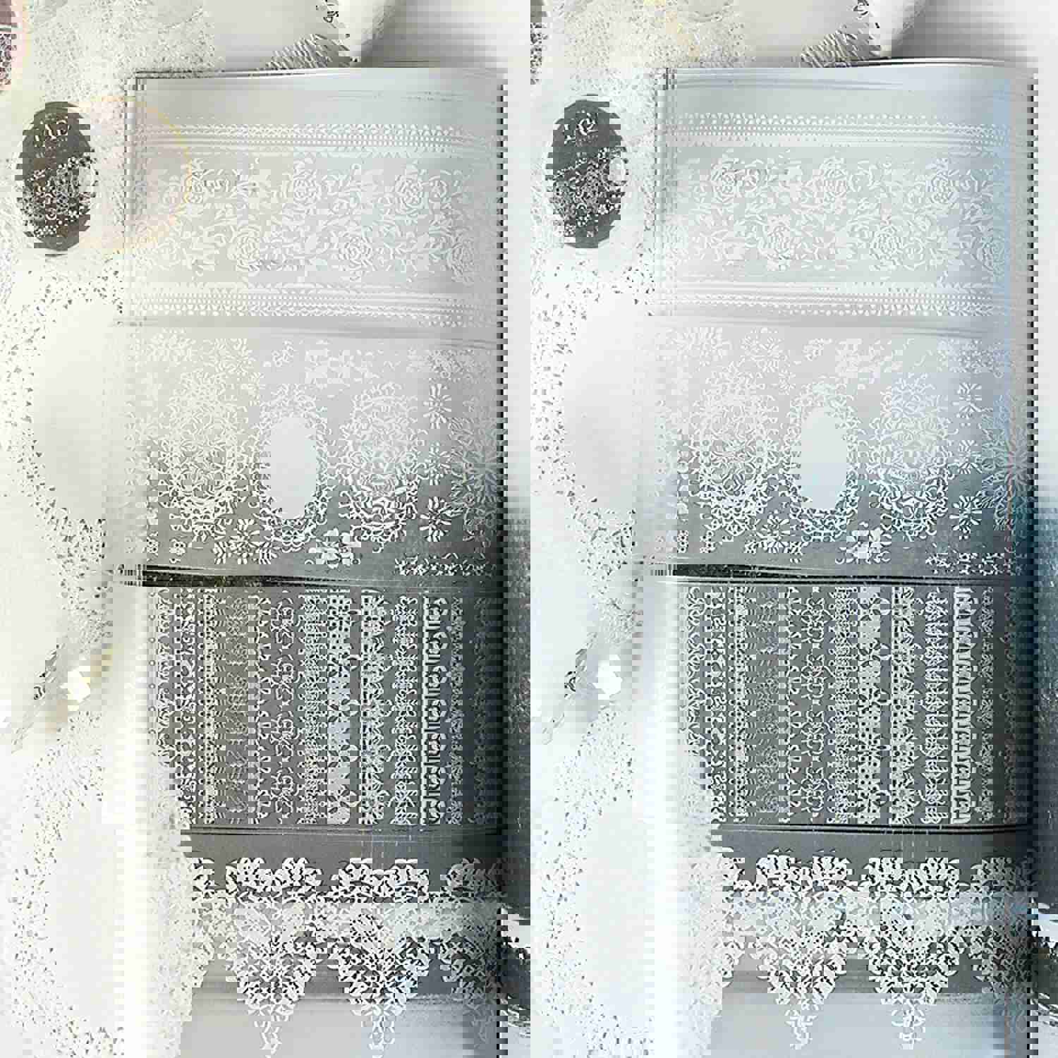 Lace Flower Sticker Tapes 6 Rolls - DIY Craft Decorative Stickers