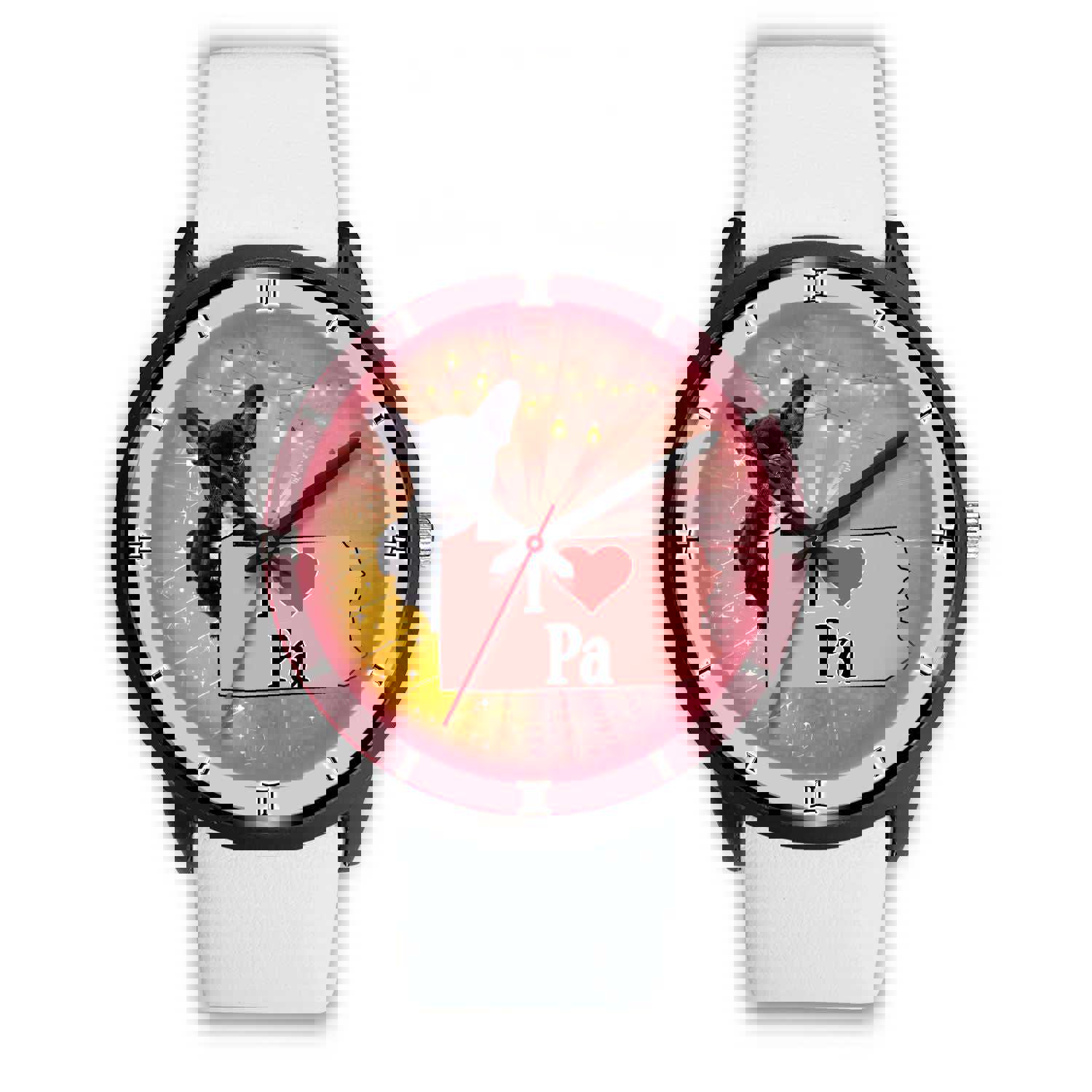 French Bulldog Pennsylvania Christmas Special Wrist Watch