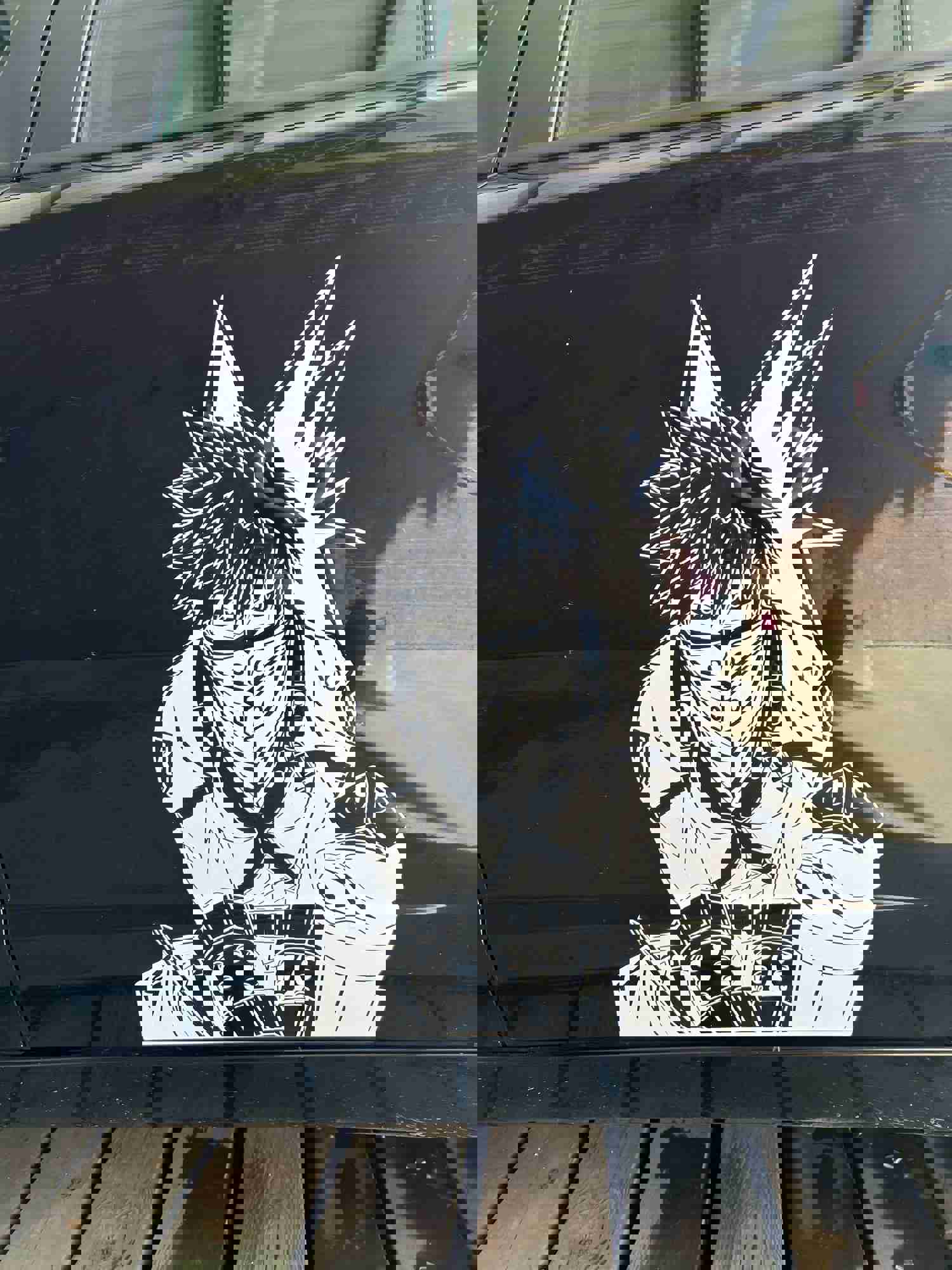 Bakugo Anime Vinyl Car Decal - Removable Sticker for Cars, Trucks, and Walls