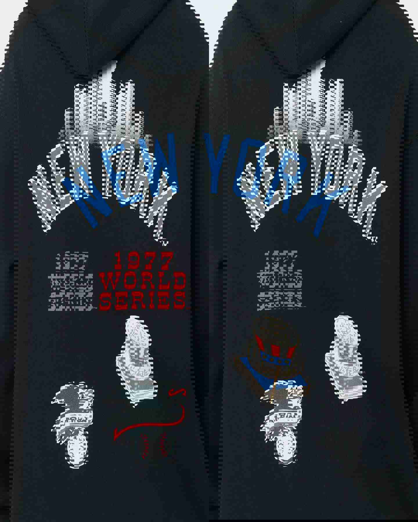 Majestic Athletic New York Yankees Puff Print Patch Hoodie - True Navy