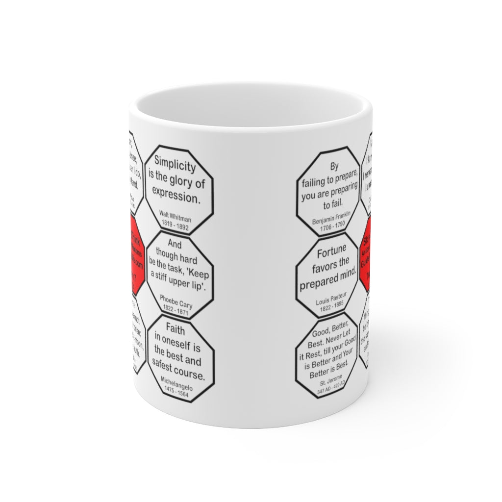 MugWisdom Team 7 of 24 - Antique Wisdoms Ceramic 11oz Cup
