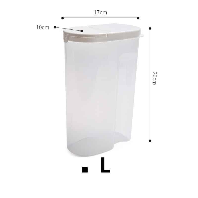 White Lid Leakproof Food Storage Container