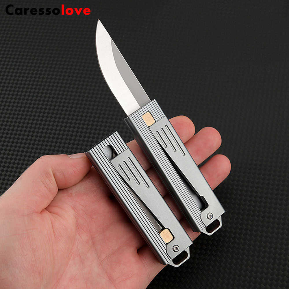 Compact Folding Pocket Knife with D2 Steel Blade for Camping and Outdoor Activities