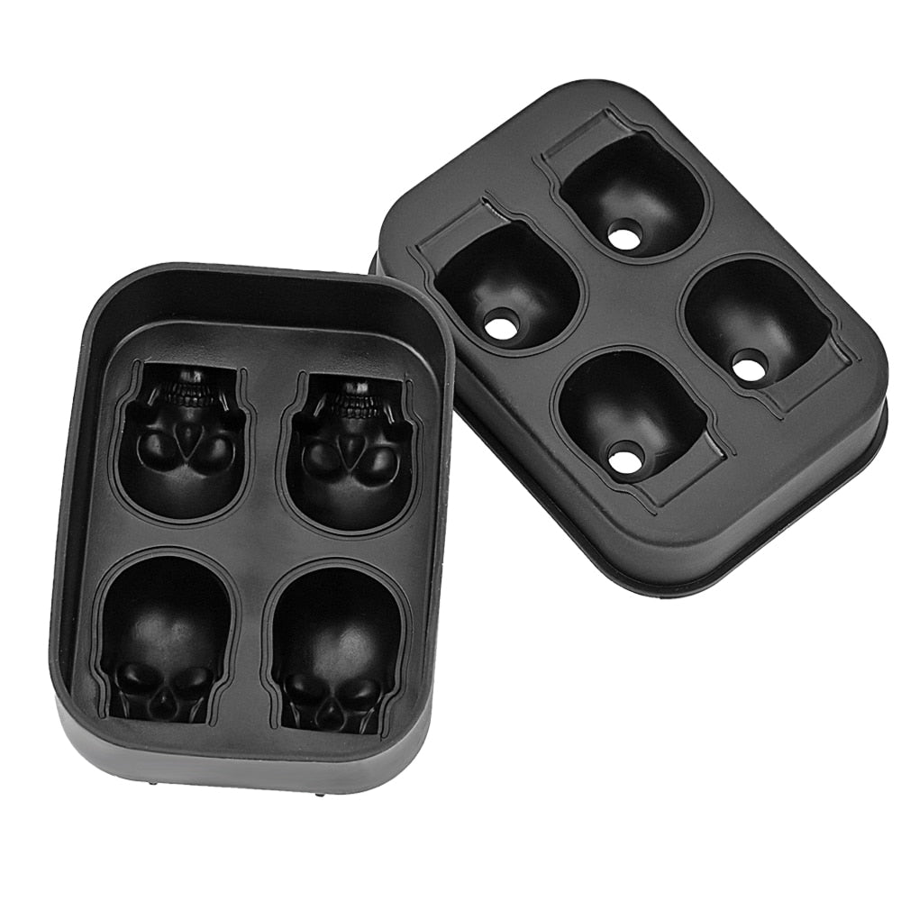 2021 Ice Cube Maker Skull - Silicone Mold for Fun and Unique Ice Cubes