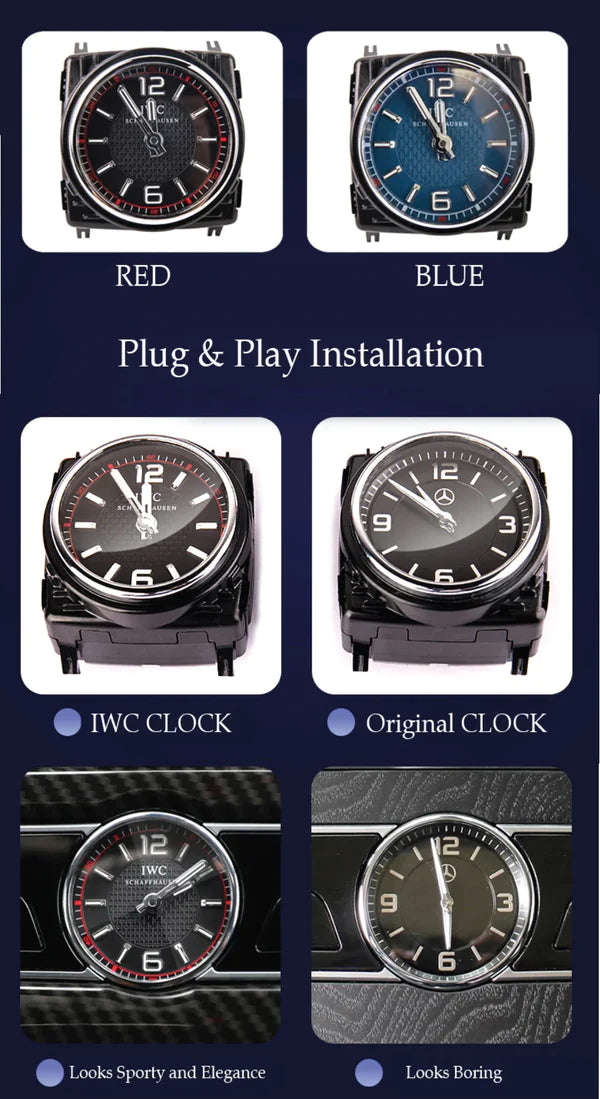 Mercedes IWC AMG Watch Clock - Sporty Upgrade for Your Car