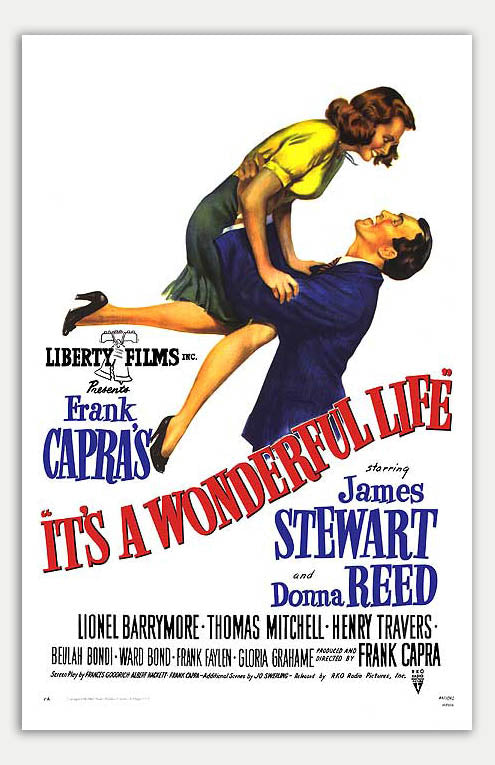 Its A Wonderful Life - 11 x 17 Movie Poster (Reprint, 1946)