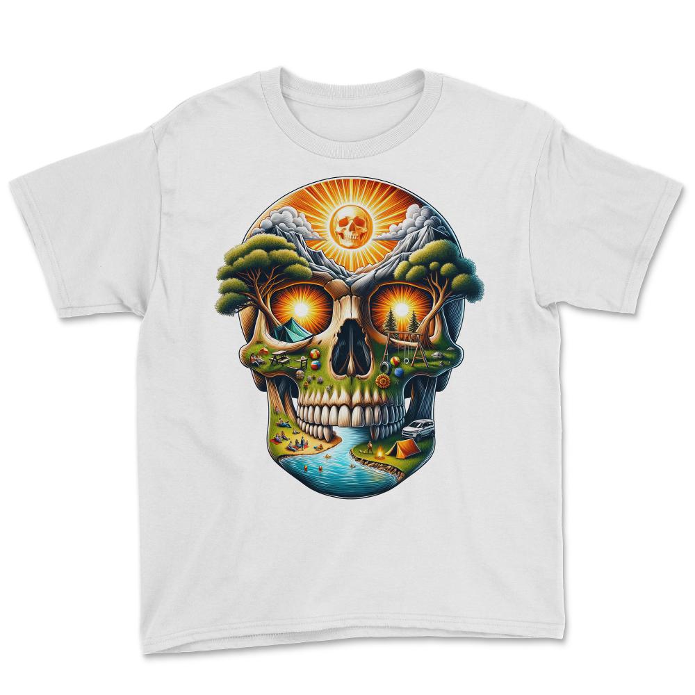 Outdoor Explorer Skull Shirt Activity Professional Adventure Tee