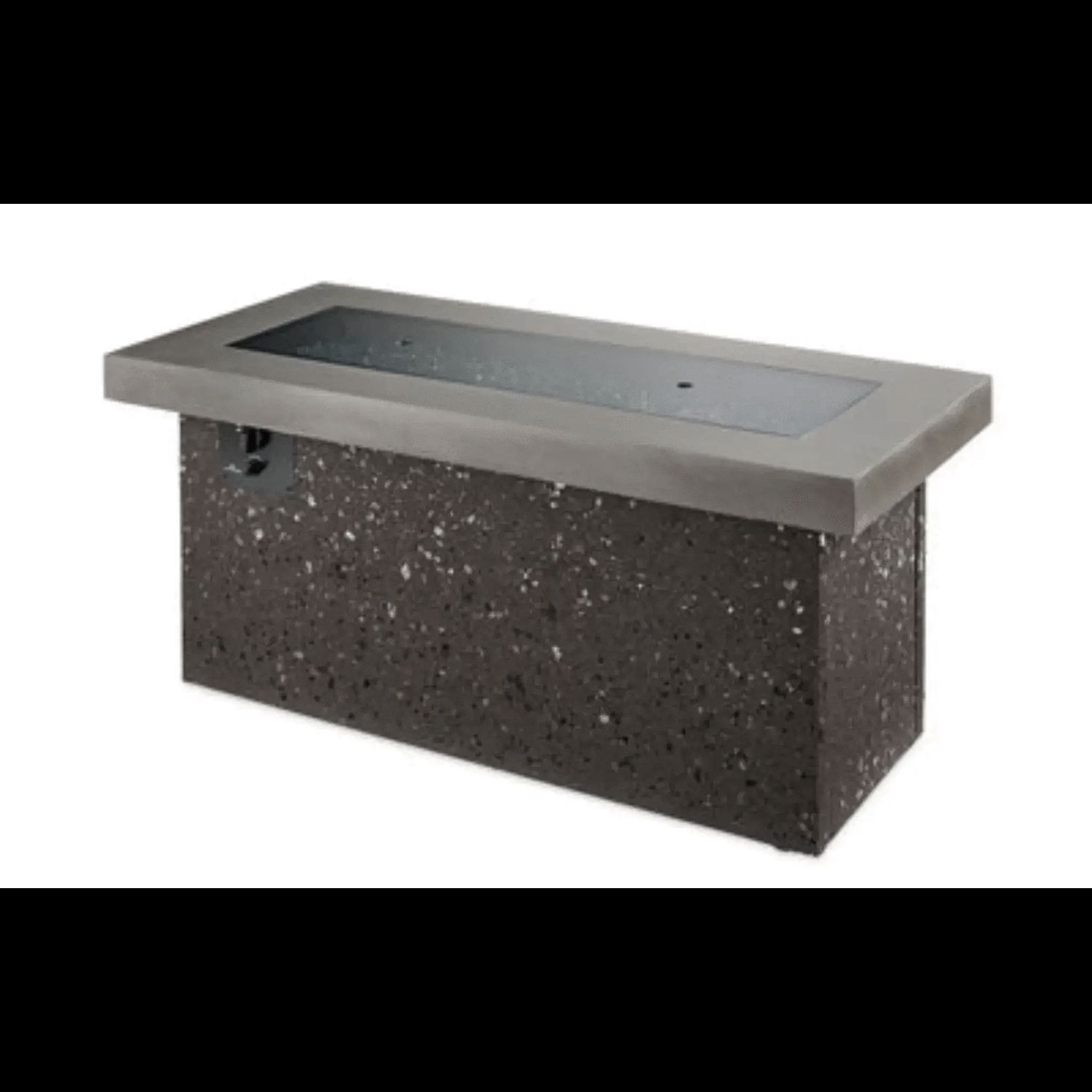 Key Largo Linear Gas Fire Pit Table - Outdoor Luxury and Warmth