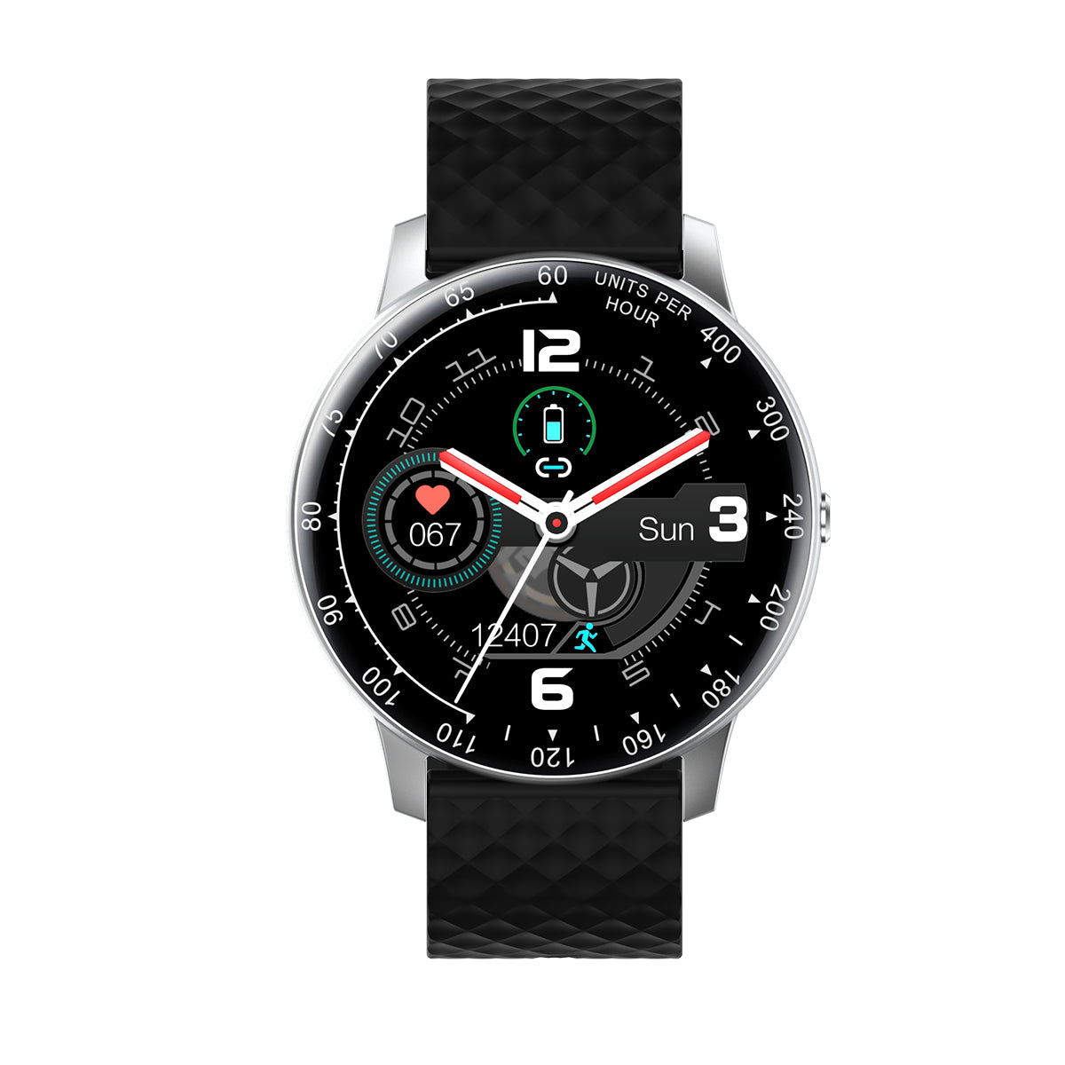 H30 Smart Watch - IP68 Waterproof Fitness Tracker with Heart Rate Monitoring for Men & Women