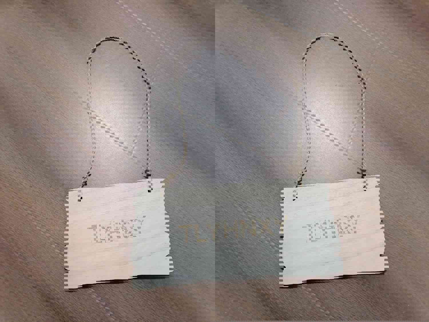 TLYHNXY Wooden Signboards - Blank Hanging Wooden Signs for DIY Crafts and Home Decor