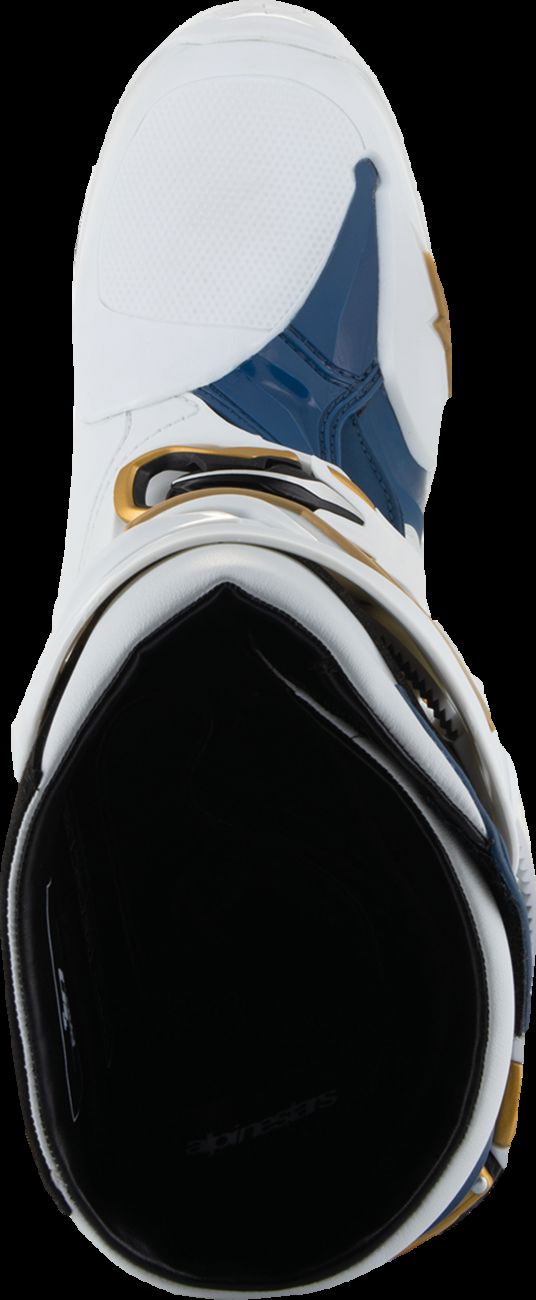 ALPINESTARS Arlington LE Tech 10 Boots - White/Blue/Gold - US 12