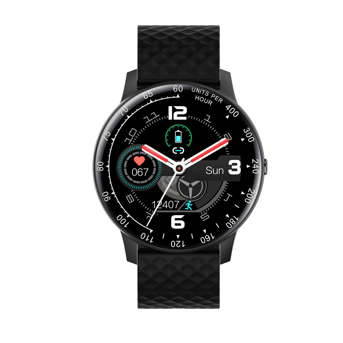 H30 Smart Watch - IP68 Waterproof Fitness Tracker with Heart Rate Monitoring for Men & Women