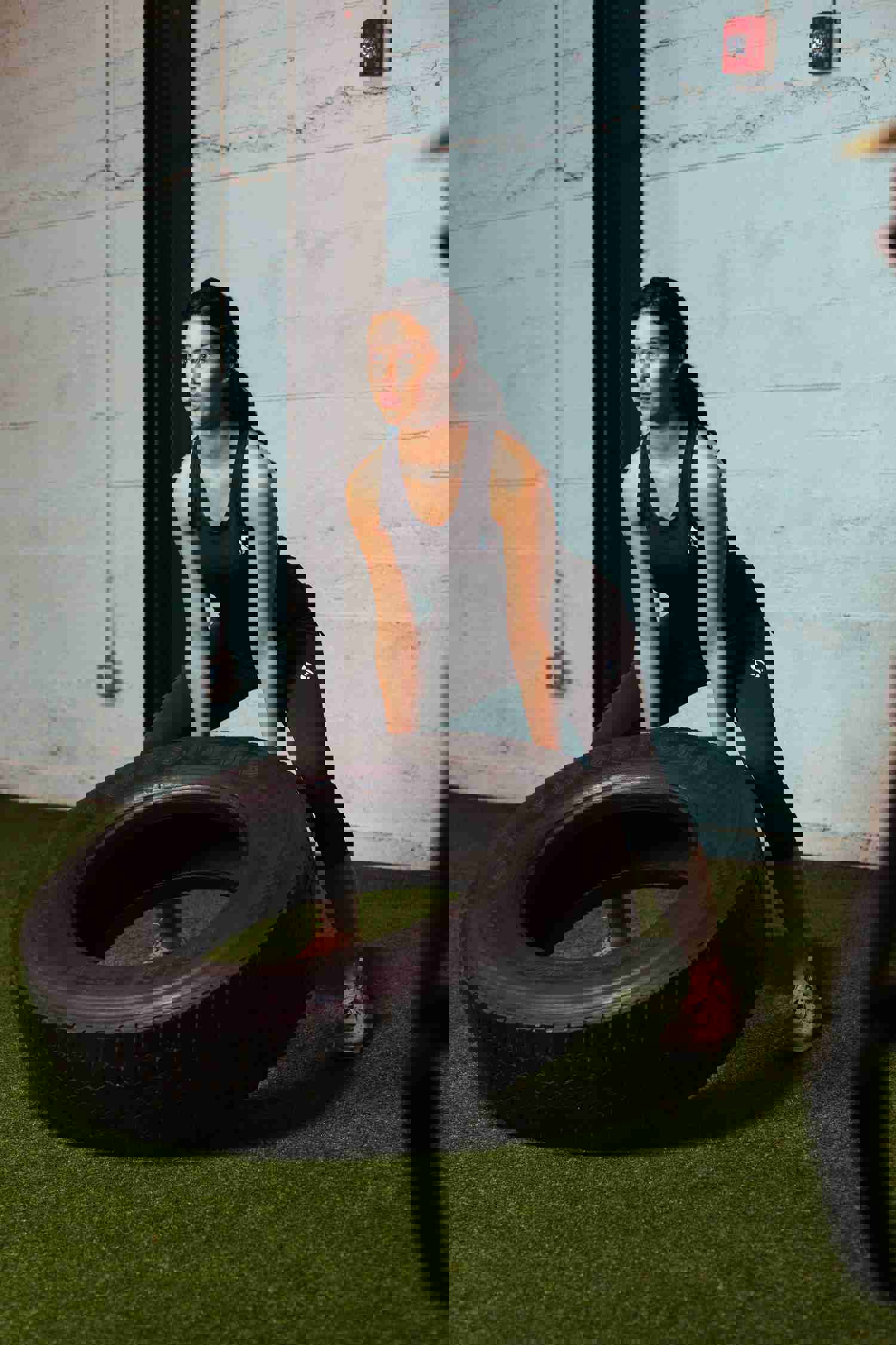 Black Sustainable & Ethical Fashion Fitness Tank