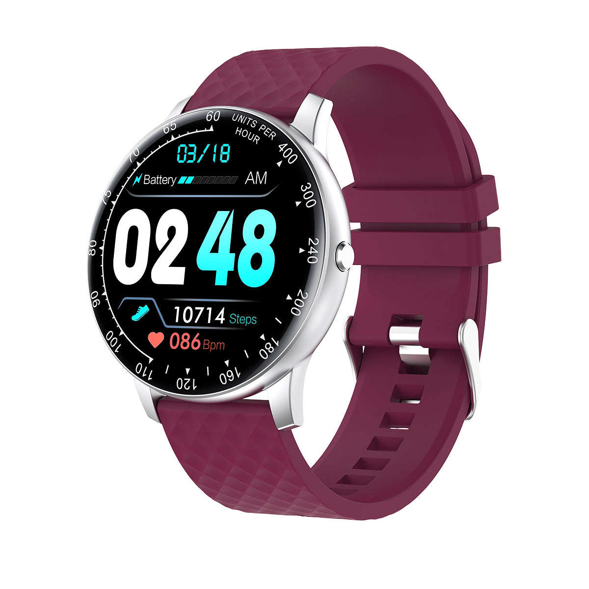 H30 Smart Watch - IP68 Waterproof Fitness Tracker with Heart Rate Monitoring for Men & Women