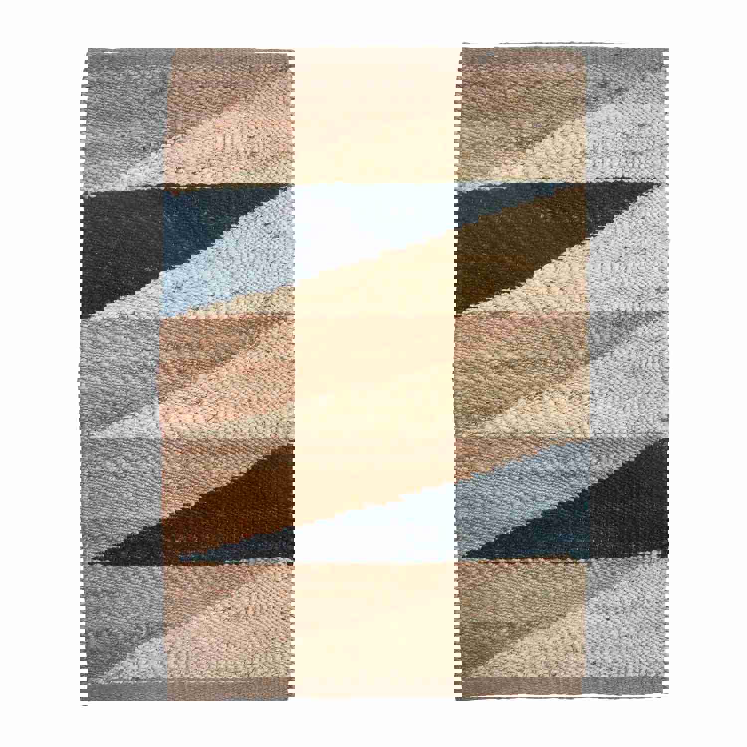 MARGEAUX LANDSCAPE JUTE RUG - BLACK