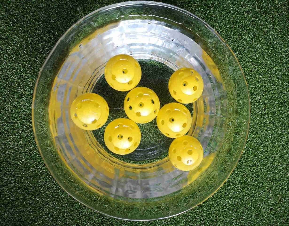 A99 Golf 120pcs Air Flow Practice Training Balls for Driving Range, Swing Practice, Indoor & Outdoor Use