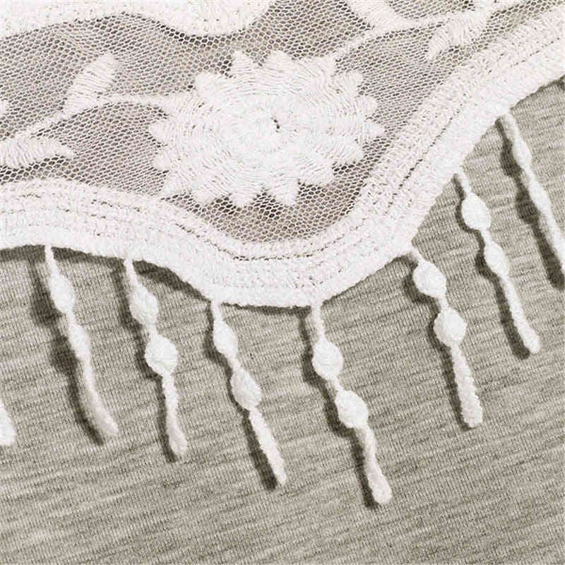 Women's Fashion Summer Blouse - Hollow Crochet Lace Top with Shawl Collar