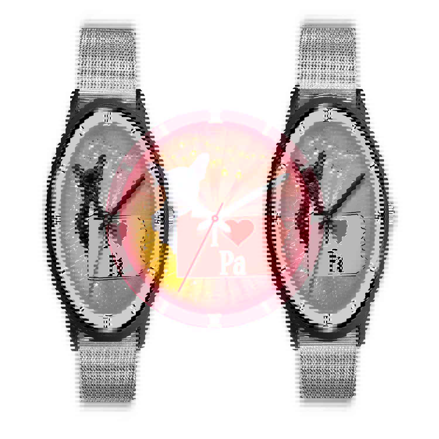 French Bulldog Pennsylvania Christmas Special Wrist Watch
