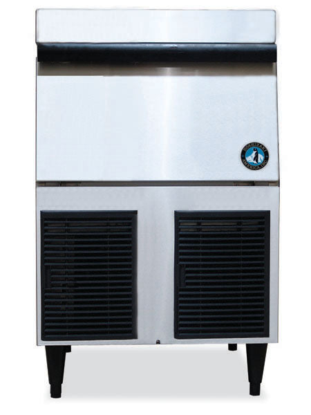 Hoshizaki F-330BAJ Air-Cooled Undercounter Flaker Ice Maker with Built-In Storage Bin