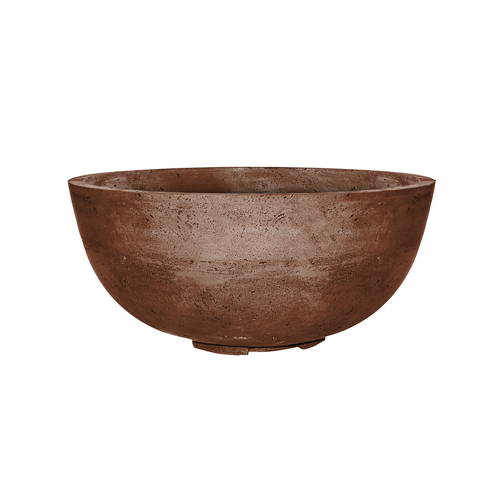 Moderno 1 Fire Bowl - Outdoor Gas Fire Pit with Lava Rocks