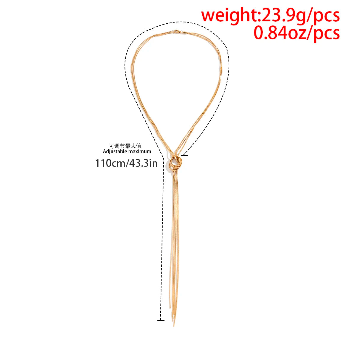 Ingemark Adjustable Snake Bone Chain Necklace for Women - Vintage Wedding Bride Pendant Jewelry